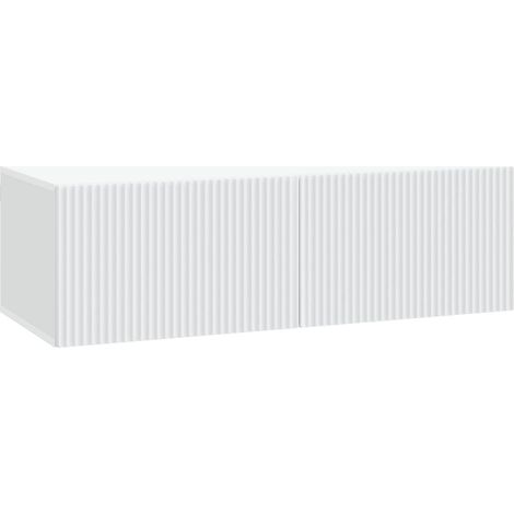 Mobile Porta TV da Muro Bianco 98 x 41 x 30 cm vidaXL