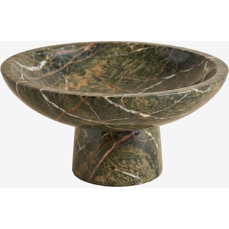 SKLUM Runder Dekoschale Ø25 cm aus Korinza-Marmor Grüner Marmor Forest (1/5)