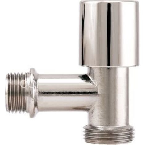 Rubinetto per lavatrice Itap con rosone da 1/2" rubinetto a manopola