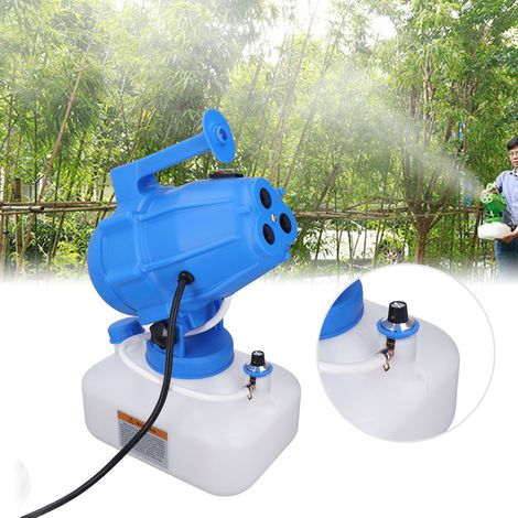 Pulvérisateur électrique portable 5L à atomisation ultra-basse pression, grande capacité, conception à trois trous, portée de pulvérisation ultra-fine de 8 à 10 mètres, norme européenne 220V. (1/5)