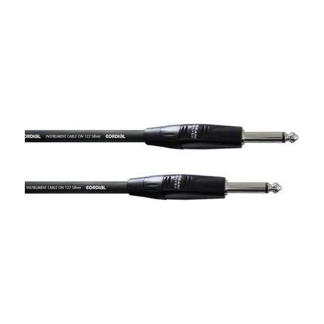 Cordial CII 6 PP Strumenti musicali Cavo [1x Spina jack da 6.3 mm - 1x Spina jack da 6.3 mm] 6.00 m Nero