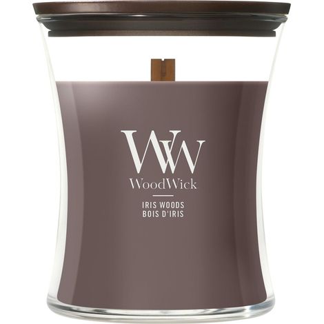 Candela Iris Woods 275g Marrone Woodwick