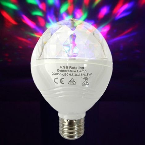 LED BIRNE DISCOTECA 3W E27 EDM 97960