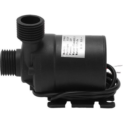 Pompe submersible sans balais DC 24V 800L/H 9500 tr/min étanche IP68 pour bassin aquarium réservoir poissons (1/5)