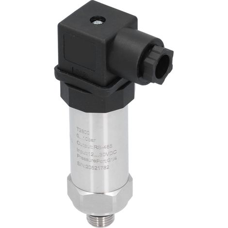 LEFOO G1/4 0-10bar Capteur de pression numérique hydraulique gaz eau huile carburant affichage fileté T2800 sortie RS-485 4 fils (1/5)
