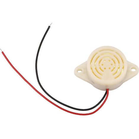 Buzzer électronique industriel à son continu SFM-27 DC 3-24V 12mA