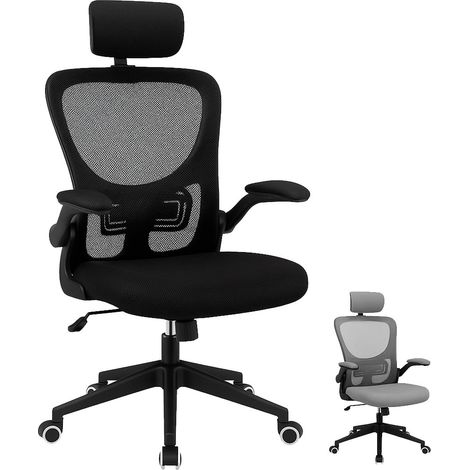 Silla Lum de Oficina, Estudio, Ergonómica con Ruedas, Reclinable, Reposacabezas y Reposabrazos Ajustables, Soporte Lumbar (1/5)