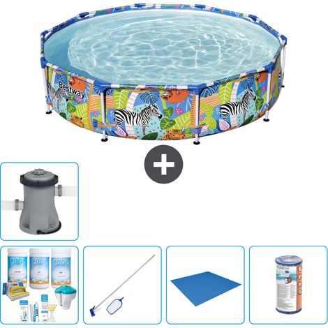 Bestway Bestway Steel Pro Ronde - Jungle - 305x66 cm - 6-pièces  S22120 (1/5)