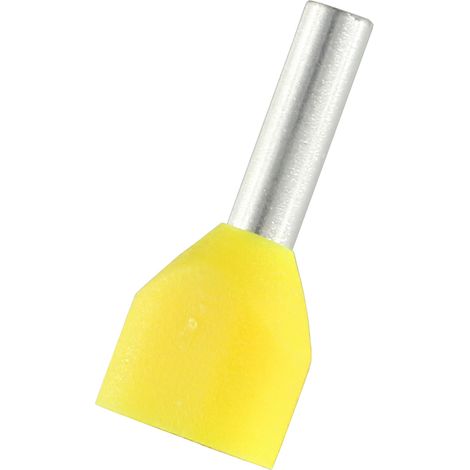 Embout de câblage RS PRO, 1mm², Jaune, longueur 8mm