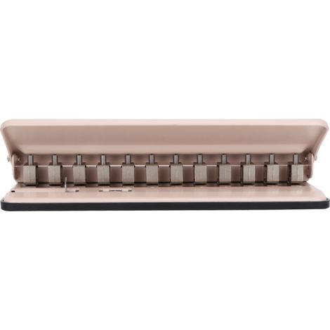 Beyamis Perforatrice multifonction réglable à trous de champignon pour reliure de papier (rose) (1/5)