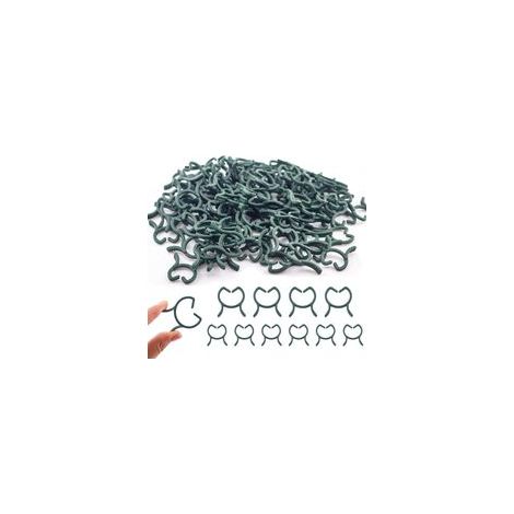 attache plante, 300 pièces attache tomates clips, petite pince à tomates réutilisable pour les légumes et les fruits clips tomates, idéale pour le jardinage et l'entretien professionnel