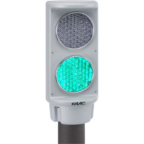 FAAC Zweilicht-Grün-Rot-LED-Ampel für die Verwaltung von Zugangstoren 103177