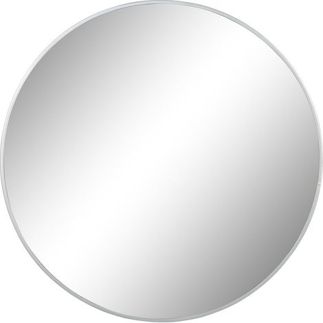Miroir argenté mural design pour une élégance sobre - Argent design élégant et contemporain (1/4)