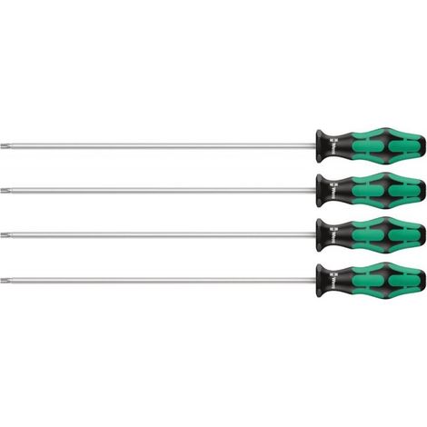Wera 367/4 TORX HF juego de 4 destornilladores negro y verde (1/4)