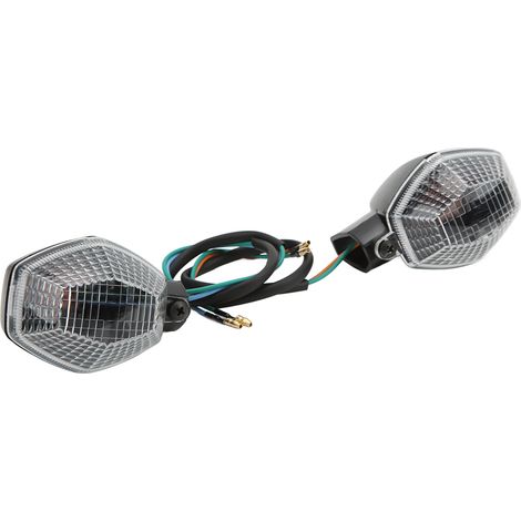 2 feux clignotants avant et arrière de remplacement pour moto Suzuki DL 1000 650 VStrom (transparent) (1/5)