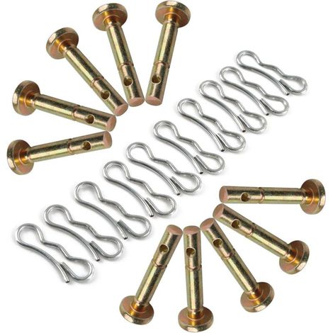 Lot de 10 goupilles de cisaillement et goupilles de rechange Cub Cadet pour souffleuses à neige 738-04124 et 714-04040 MTD (1/3)