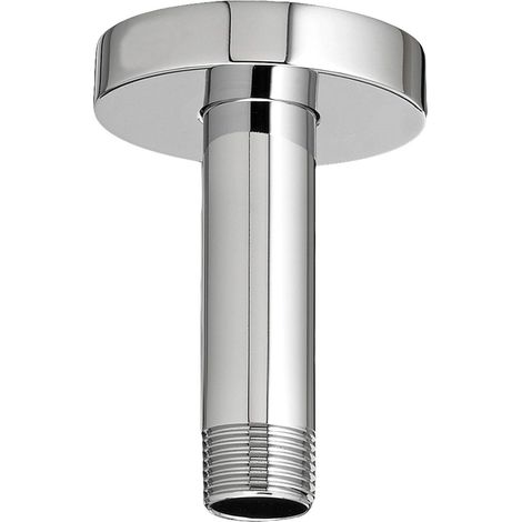 Bras De Douche - 100 mm - Raccord Plafond G 1/2" DN15 - Chromé - Pour Douche À Plafond - 1 Pièce