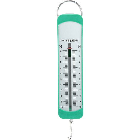 Dynamomètre à ressort 10N Newton pour expériences mécaniques de physique - Barre de mesure de force (1/5)