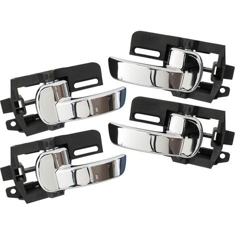 Manijas interiores de puerta cromadas para Nissan Qashqai 2007 (juego de 4 piezas) (1/2)