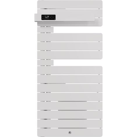 THERMOR - Sèche-serviettes connecté Allure 4 1500W Mat à gauche Blanc brillant - 483338 (1/2)