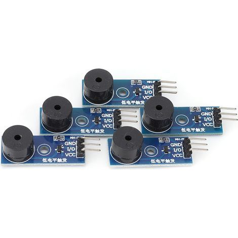 Elektronische Module, steuerbare Schallfrequenz 3,3–5 V, 5 passive Transistor-9012-Summermodule für die Industrie (1/5)