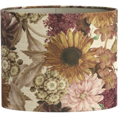 Light & Living - paralume - ROSEWOOD - bianco - tessile - E27 -