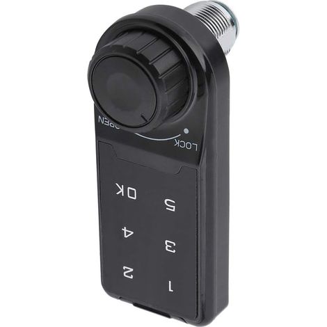 Serrure de porte numérique, serrure électronique pour armoire, clavier numérique codé (1/5)