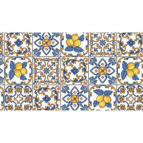 TOVAGLIATO IN PVC FANTASTIK SORRENTO C131-1  Rotolo cm.140 (H) x 20 mt (L)
