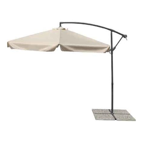 PARASOL ROND À BRAS DÉCENTRÉ Diamètre 3 m