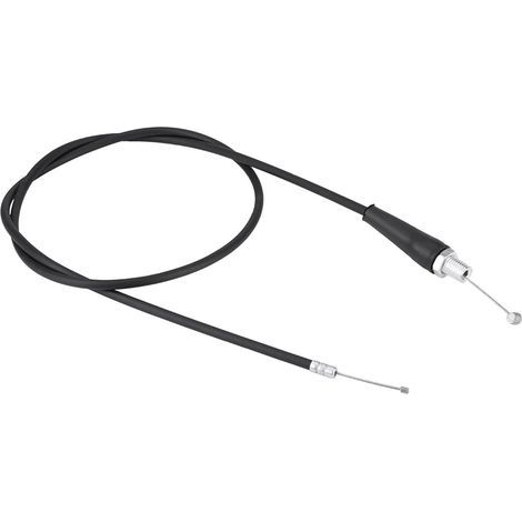 Câble d'Accélérateur de Moto, 120 cm Cable Accelerateur Moto, Tête Droite Ligne de Câble d'Huile d'Accélérateur de Moto, pour Pit Dirt Motor Trail Bike Motocross (M10) (1/5)