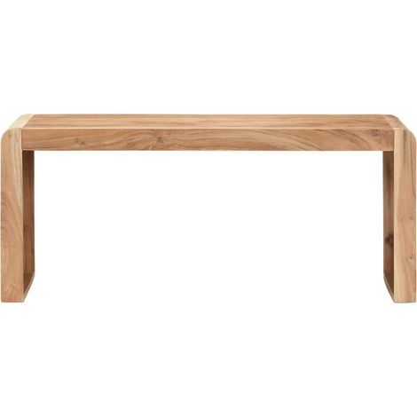Banc 110x38x46 cm Banc de salon - Banc de table Bois solide d'acacia BV219629 - BonneVie (1/5)
