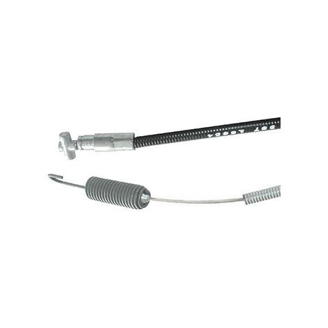 Cable de embrague adaptable para motobineadora AYP con resorte de compensación (63,5 mm). Reemplaza original: 3066j - Longitud del cable