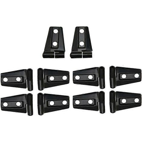 10 caches-charnières de capot et de porte pour Jeep Wrangler JK JKU (2007-2017) - Accessoires auto (1/5)