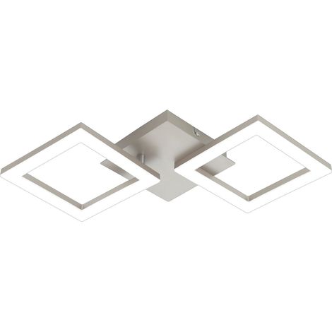 Luminaire plafonnier avec 2 panneaux LED, lampe de plafond (1/5)