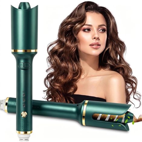 Automatic Curling Iron, Automatic Curler, Automatic Curling Iron  Hair Curler 28 mm, Ceramic Curler with 3 Temperature (320-428 °F), Anti-Burn, for Long Hair (1/5)