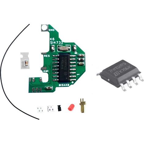 Geeignet für SI4732 Modifikationsmodule und Quarzoszillator + 2M FPC Erweiterungschips, anwendbar auf Quansheng UVK5/K6 Dualantennenlösungen.