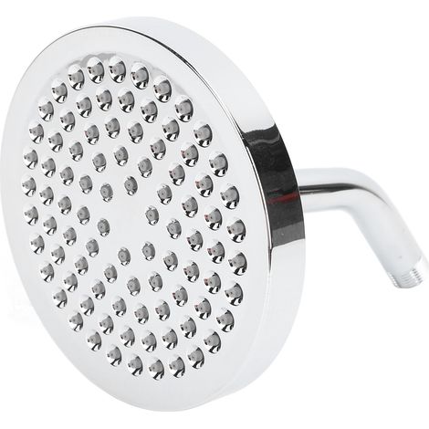 Pommeau de douche haute pression effet pluie, économie d'eau, pour salle de bain, maison ou hôtel, 15 cm (6 pouces), argent (1/5)