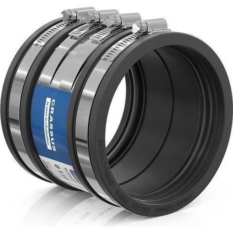 CR Schlauchadapter Typ 2B CSC 121 (110-121mm), bis 2,5 bar, EPDM / V2A (1/3)