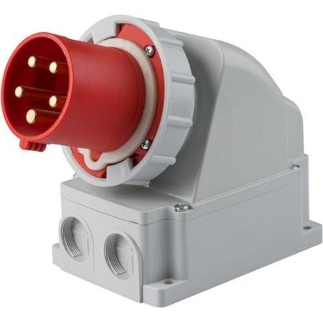Spina industriale da parete, 380V, 3P+N+T, 63A, IP67 - Rosi 1001069 (1/3)