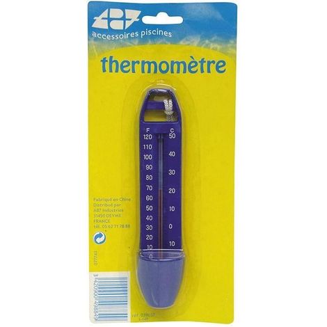 Thermomètre - ECOGENE - Flottant standard - 16 cm - Plastique - Pour piscine hors-sol