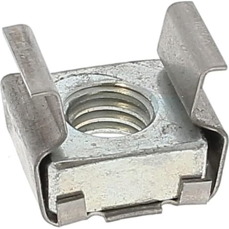 M3-Käfigmutter – 50er-Packung – Edelstahl – Zur Befestigung von Platten mit einer Stärke von 1 bis 1,6 mm – Möbel und Regale – Durchmesser 3 mm
