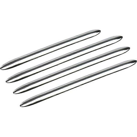4 pièces Moulures de poignée de porte extérieure en acier inoxydable chromé, cache-poignée de porte extérieure pour BMW Série 5 F10 F18 (1/5)