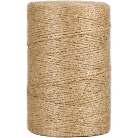Ficelle de Jute Marron 200 m pour Jardin, Images, Plantes, Bricolage