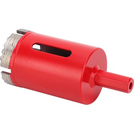 Scie trépan diamantée rouge en acier rapide dent ondulée 38 mm pour marbre, outil de perçage (1/5)