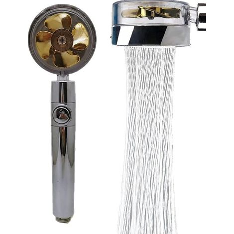 1 Pièce Pommeau de douche à hélice à réglage haute pression multicolore pour enfants (jaune) (1/5)