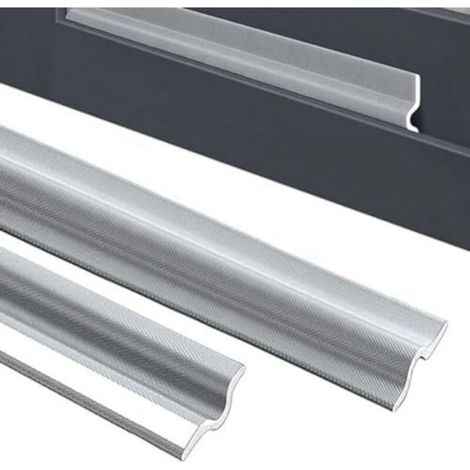Joint de fenêtre coulissante double hivernage, étanche, gris, 2 mètres (1/4)