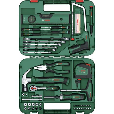 BOSCH 1600A02ZB3 Set mixto de herramientas manuales con 64 piezas (1/2)