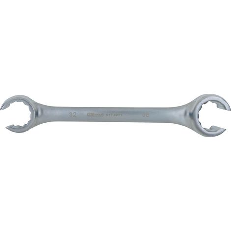 KS Tools Clé plate à double tranchant, coudée, 32x36mm (1/4)