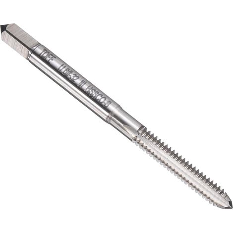 Hand Taps, 6-32 UNC 2B American Right-Hand Finishing Tap in HSS6542 High-Speed Steel, Durable Taps and Dies for Tapping Tools, Screw Repair, DIY (1/5)