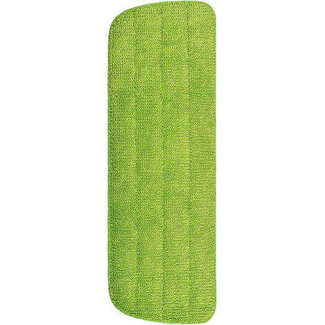 3 waschbare Nachfüllpackungen für den Swiffer PowerMop Dampfwischer, trapezförmige grüne Mikrofasertücher mit Klebefläche (41x14 cm), wiederverwendbare Reinigungsaccessoires-lsw (1/2)